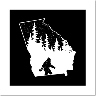 Georgia Bigfoot Gift Posters and Art